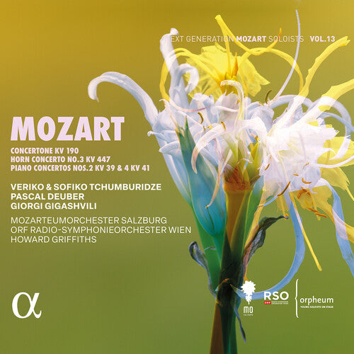 [PRE-ORDER] Veriko Tchumburidze - Mozart: Concertone, KV 190, Horn Concerto No. 3, KV 447, Piano Concertos Nos. 2, KV 39, & 4, KV 41 (CD)