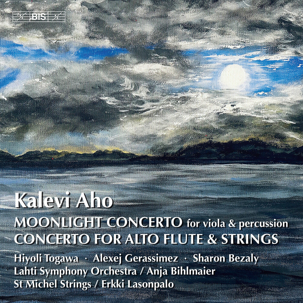 the album cover for Sharon Bezaly - Aho: Moonlight Con Alto Fl Concerto