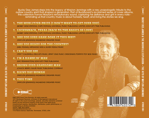Bucky Dee James & The Nashville Explosion - The Hits of Waylon Jennings (CD)