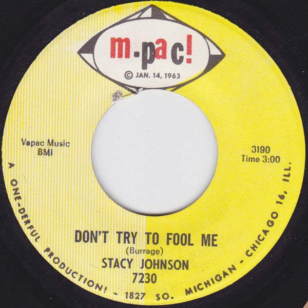 Stacy Johnson : I Stand Alone (7")