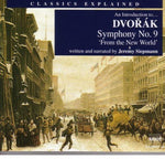 the album cover for Jeremy Siepmann - Symphony 9: Introduction to Dvorak