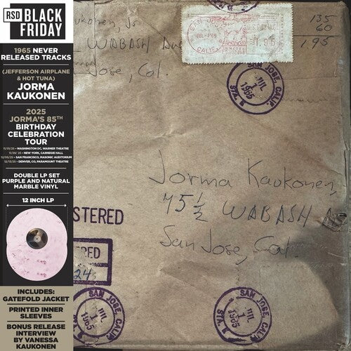 Jorma Kaukonen - Wabash Avenue: 1965 Never Released Tracks (Vinyl)