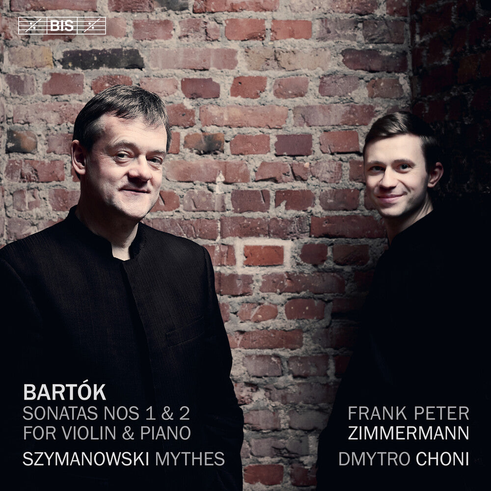 the album cover for Frank ZimmermannPeter - Frank Peter Zimmermann Plays Bartok & Szymanowski
