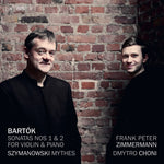 the album cover for Frank ZimmermannPeter - Frank Peter Zimmermann Plays Bartok & Szymanowski