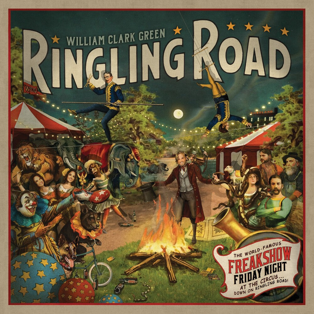 the album cover for William GreenClark - Ringling Road (10th Year Anniversary) (Aniv)