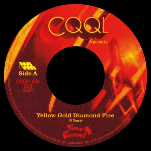 [PRE-ORDER] Great Vacation! - Yellow Gold Diamond Fire B/w You Make It Look Easy (Vinyl)
