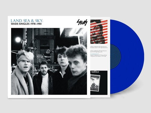 [PRE-ORDER] Skids - Land Sea & Sky: Skids Singles 1978-1981 - 140-Gram Saltire Blue Colored Vinyl (Vinyl)