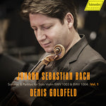 [PRE-ORDER] Denis Goldfeld - J.S. Bach: Sonatas & Partitas for Solo Violin, BWV 1003 & BWV 1004, Vol.1 (CD)