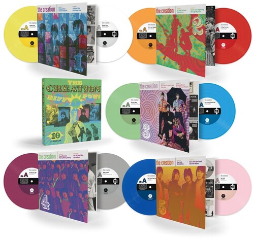 [PRE-ORDER] The Creation - Biff Bang Pow: The Creation Singles Box - Boxset includes Ten Colored 7-Inch Vinyl Singles in Five Gatefold Digipak Sleeves (Vinyl)