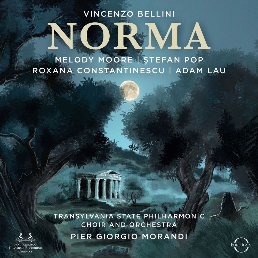 the album cover for Stefan Pop/ Moore,Melody - Bellini: Norma