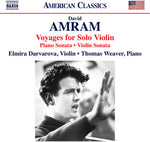 [PRE-ORDER] Elmira Darvarova - Amram: Voyages for Solo Violin; Piano Sonata; Violin Sonata (CD)