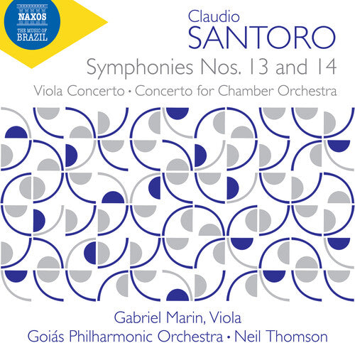 [PRE-ORDER] Gabriel Marin - Santoro: Symphony No. 13; Symphony No. 14; Viola Concerto; Concerto for Chamber Orchestra (CD)