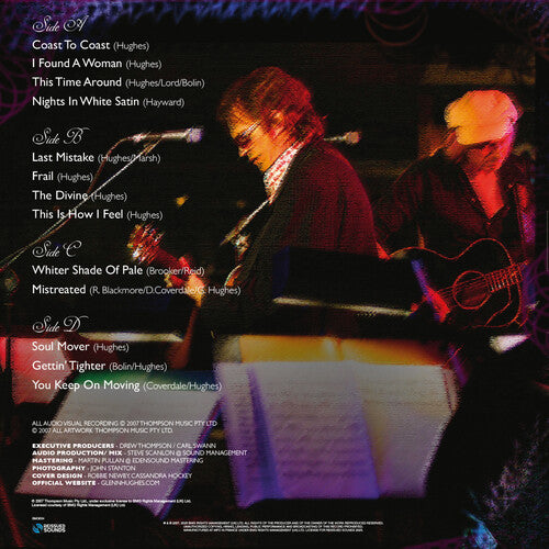 [PRE-ORDER] Glenn Hughes - Live In Australia - Limited Splatter Green Vinyl (Vinyl)