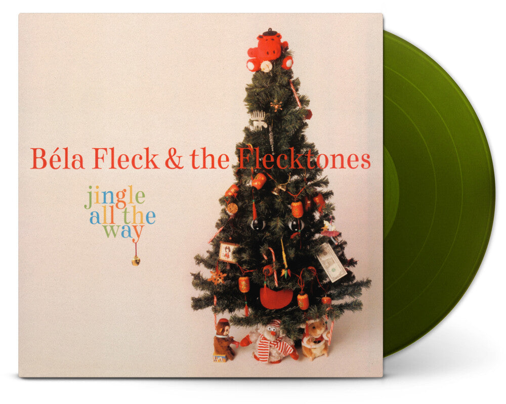 the album cover for Bela Fleck - Jingle All The Way [Translucent Forest Green LP]