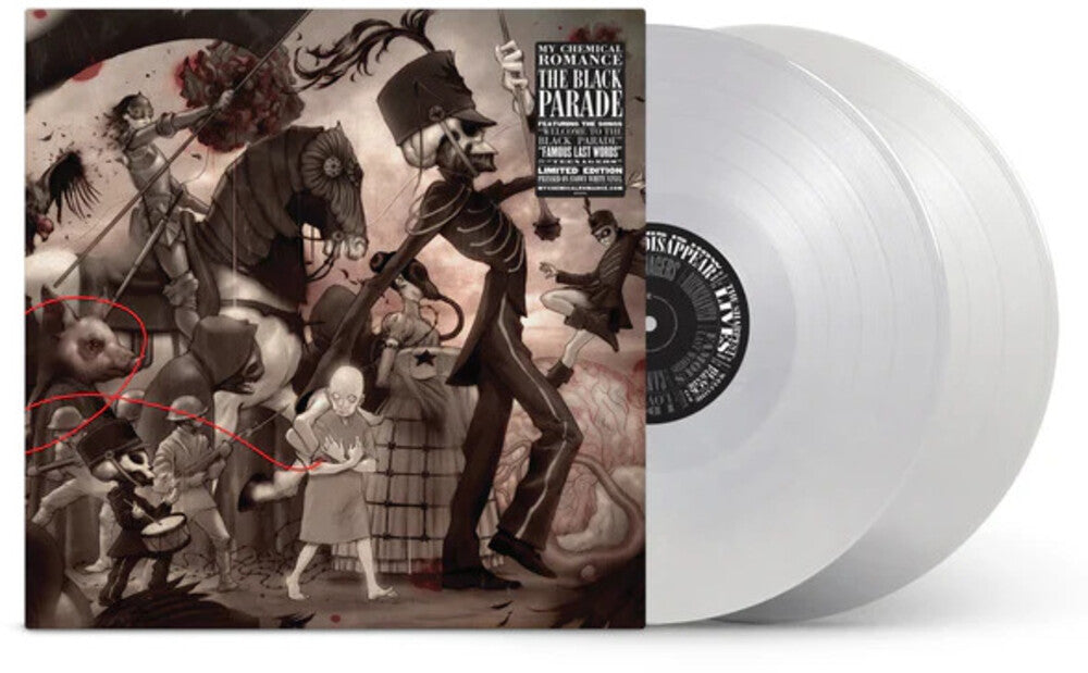 the album cover for My Chemical Romance - Black Parade [Colored Vinyl] (Wht) (Uk)