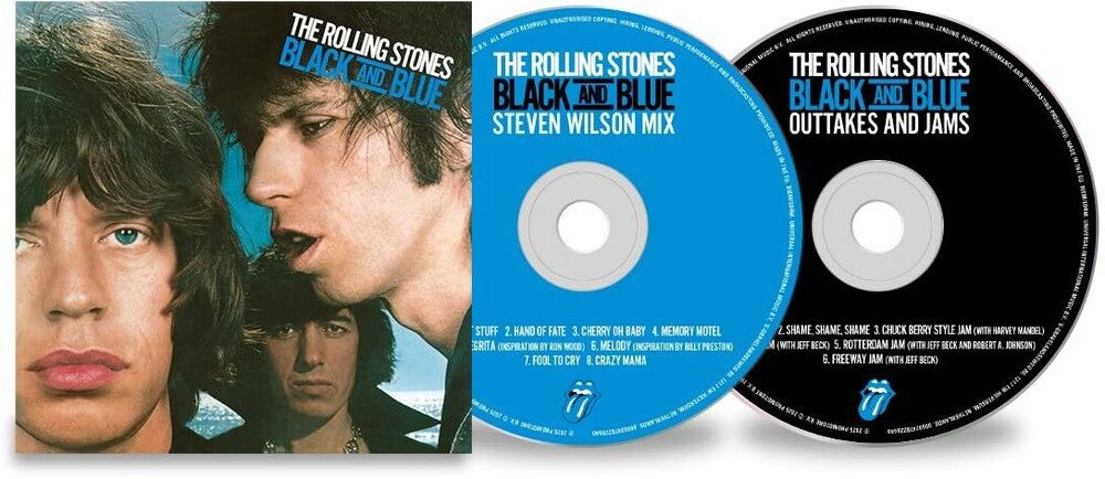 the album cover for The Rolling Stones - Black and Blue -[Deluxe 2 CD]