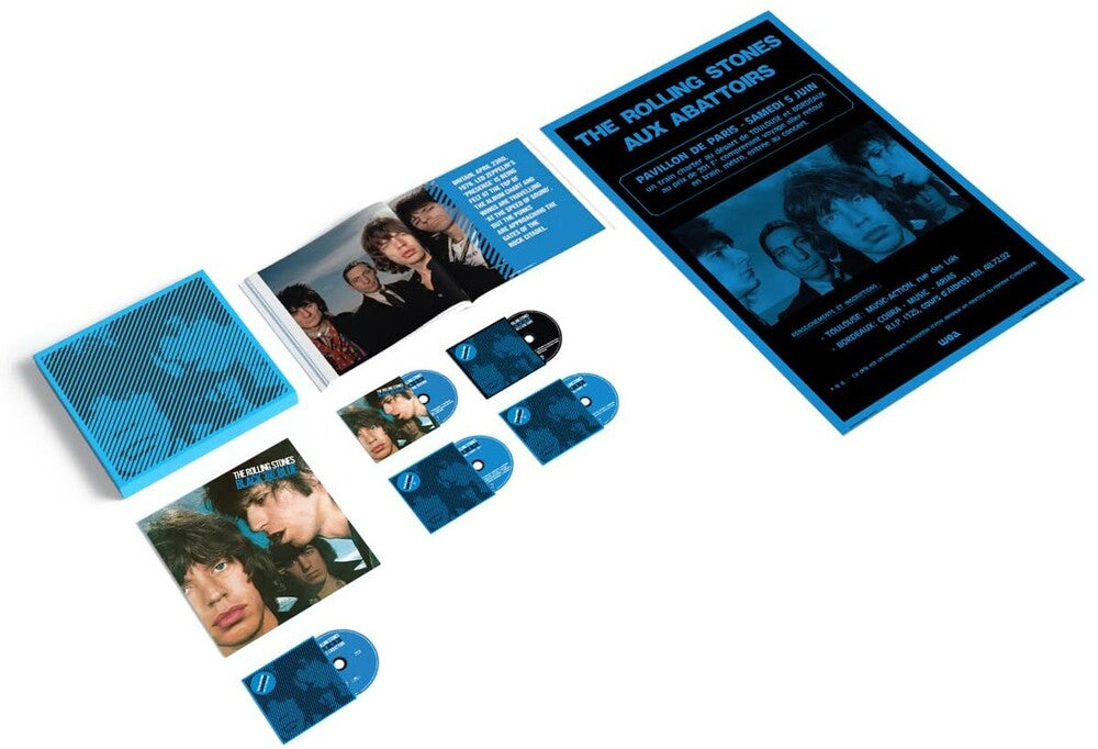 the album cover for The Rolling Stones - Black and Blue -[Super Deluxe 4 CD/Blu-ray]