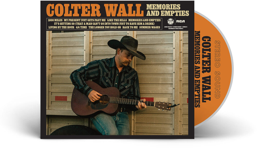 the album cover for Colter, Wall - Memories And Empties