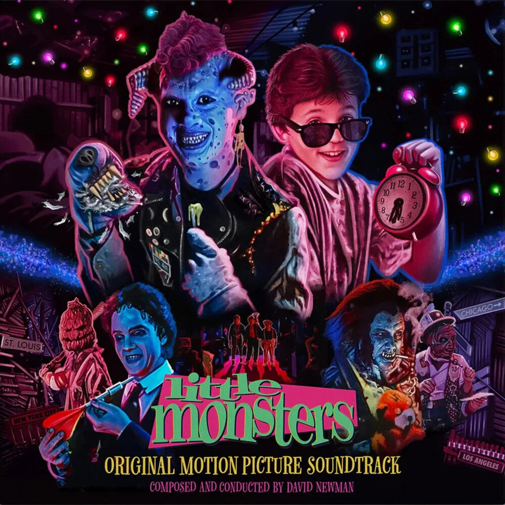 the album cover for David Newman(Colv) (Gate) - Little Monsters - O.S.T. [Colored Vinyl] (Gate)