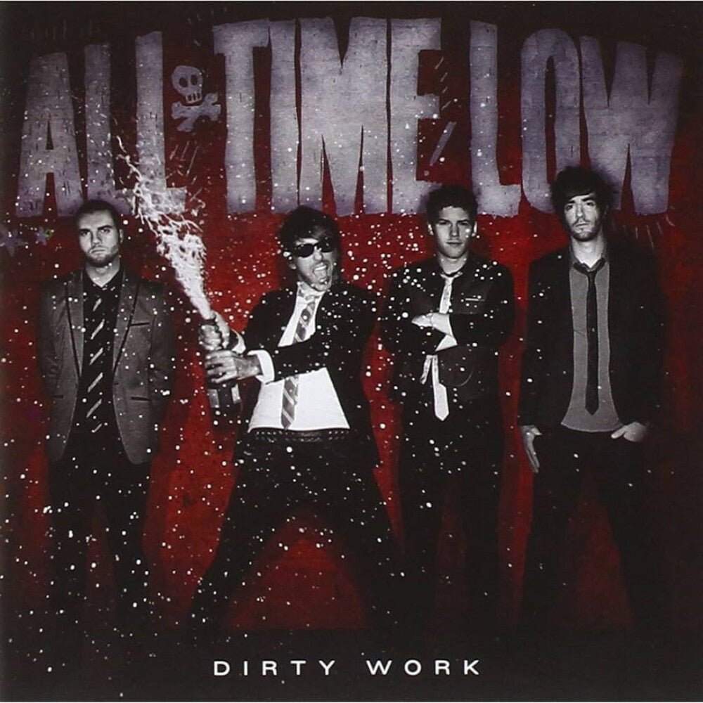 the album cover for All Time Low - Dirty Work [Colored Vinyl] (Spla)