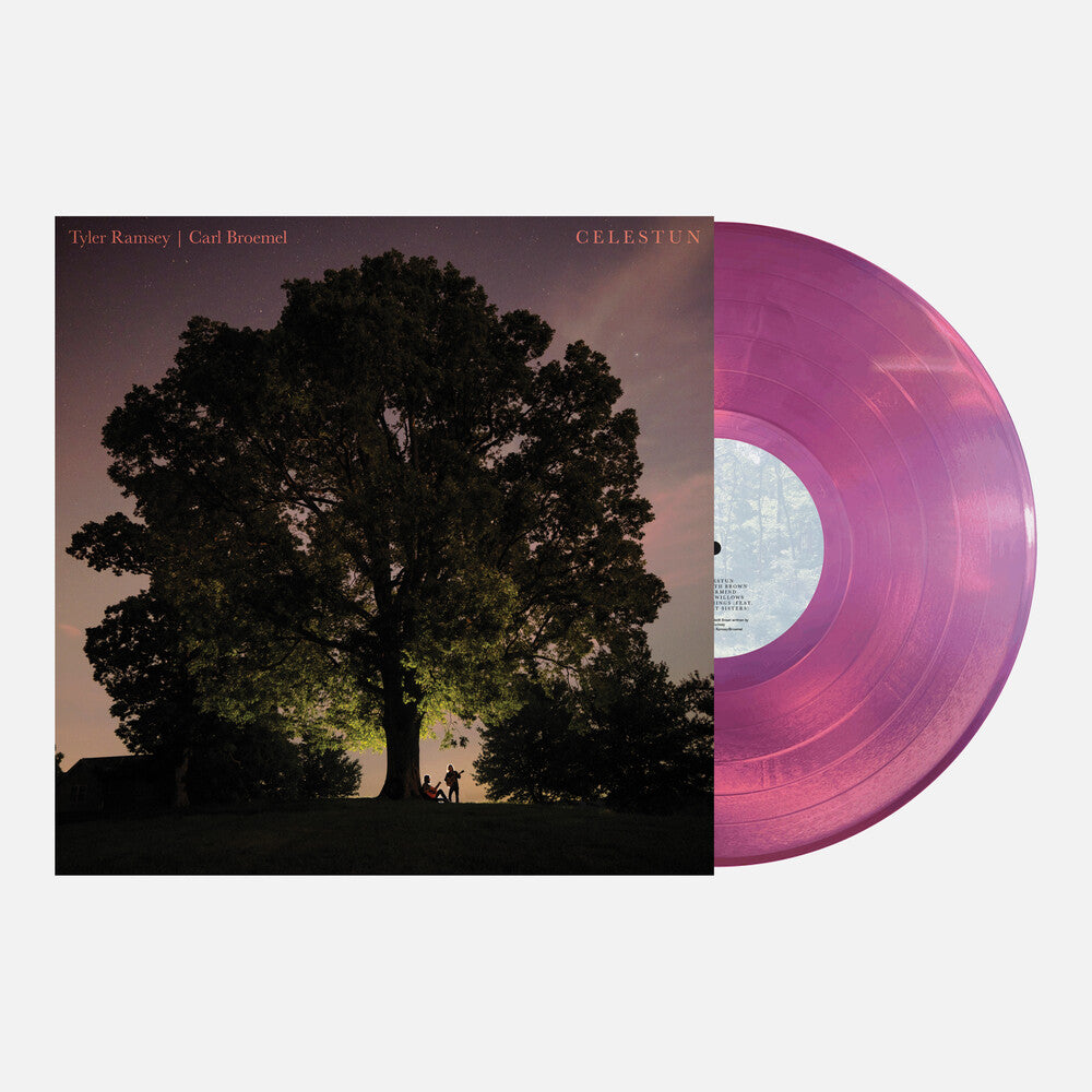 the album cover for Tyler Ramsey/ Broemel,Carl - Celestun - Magenta [Colored Vinyl]