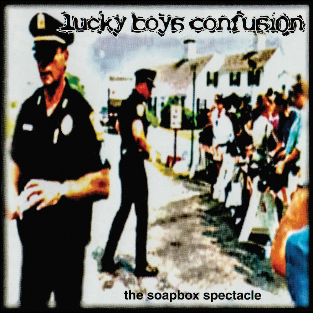 the album cover for Lucky Boys Confusion - Soapbox Spectacle (10in)