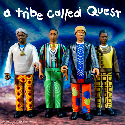 Super7 - A Tribe Called Quest - ReAction Figures - People's Instinctive Travels and the Paths of Rhythm 4-Pack