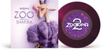the album cover for Shakira (Cvnl) (Purp) (Glt) - Zoo (From Zootopia 2) - O.S.T. [Clear Vinyl] (Purp) (Glt)