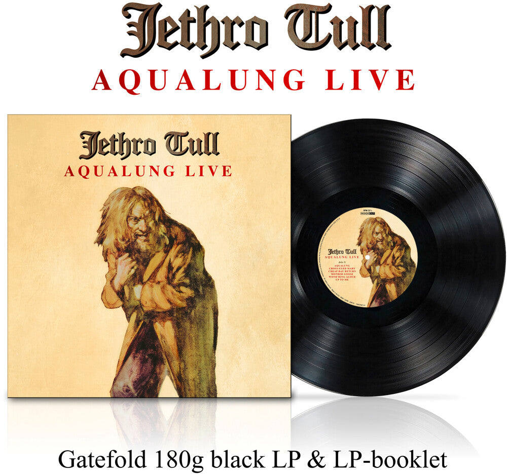 the album cover for Jethro Tull - Aqualung Live (Remaster 2025) [180g LP]