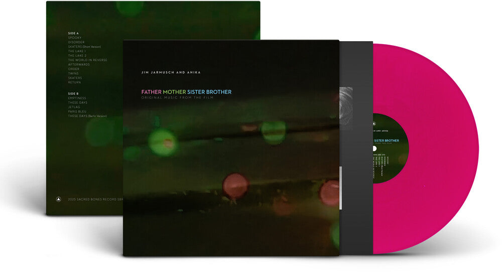 the album cover for Jim Jarmusch/ Anika (Colv) (Pnk) - Father Mother Sister Brother - O.S.T. [Colored Vinyl] (Pnk)