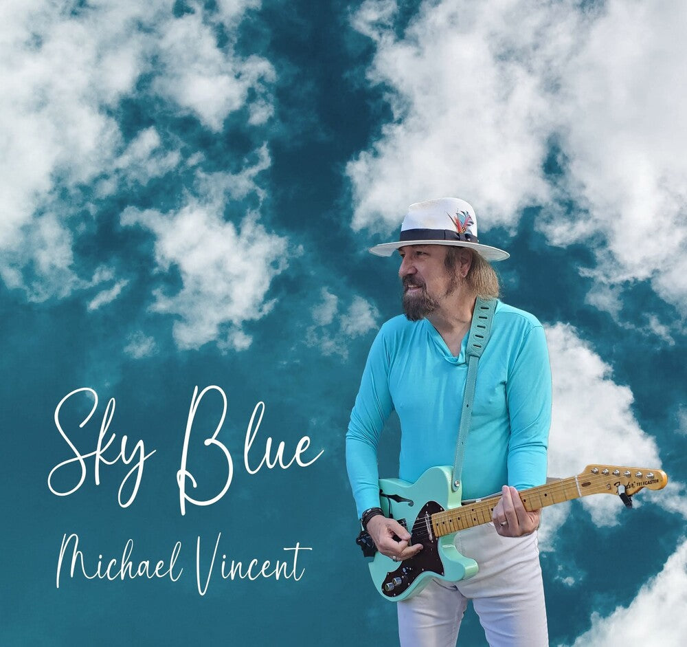 the album cover for Michael Vincent - Sky Blue C'mon C'mon