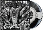 the album cover for Rob Zombie - The Great Satan [Indie Exclusive Black and White Swirl Vinyl]