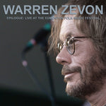 the album cover for Warren Zevon - Epilogue: Live At The Edmonton Folk Music Festival