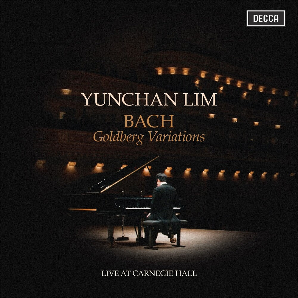 the album cover for Yunchan Lim - J.S. Bach: Goldberg Variations Live At Carnegie