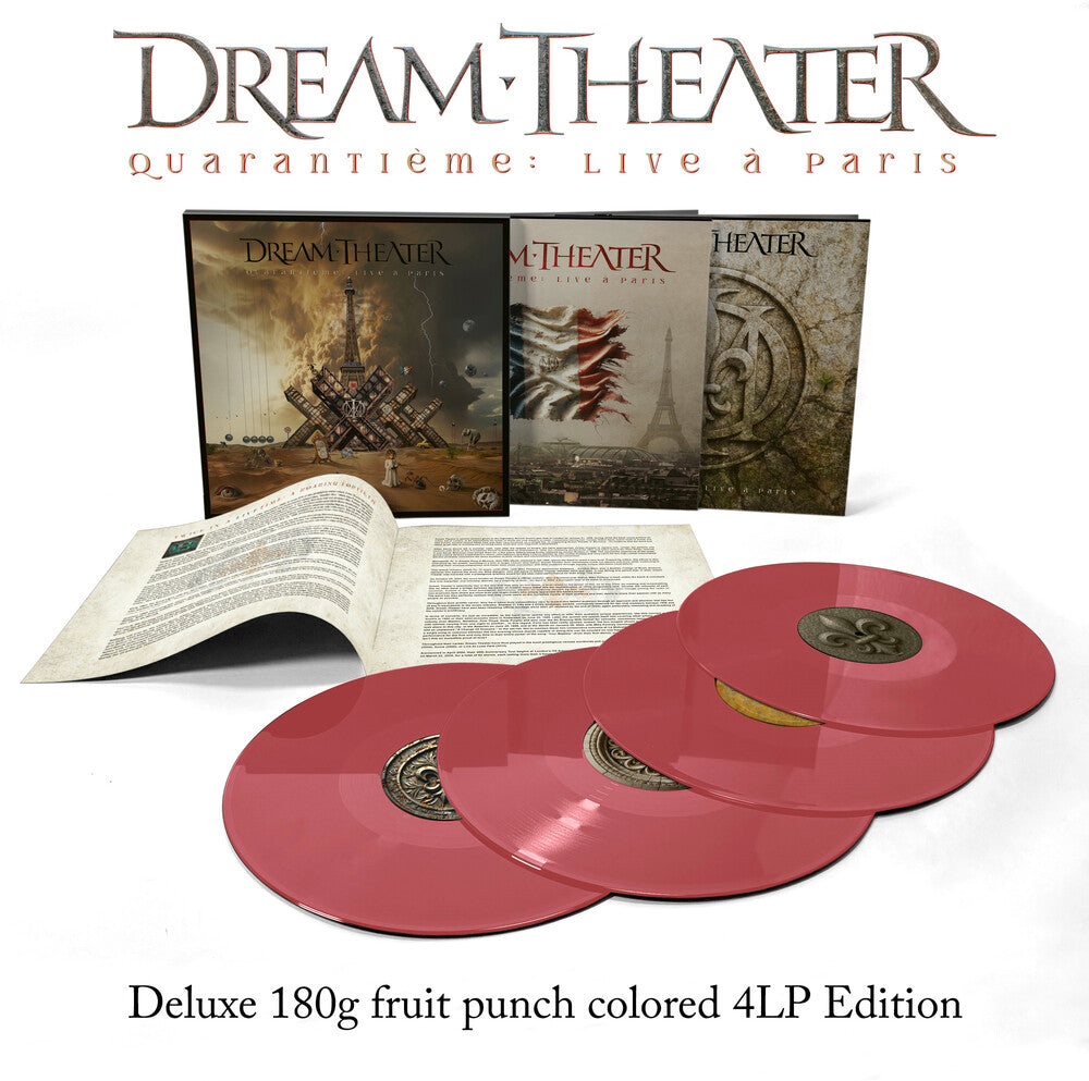 the album cover for Dream Theater - Quarantieme: Live A Paris [180g fruit punch 4LP]