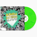 the album cover for Bomba Estereo - Blow Up [Lime Green Marble Vinyl]