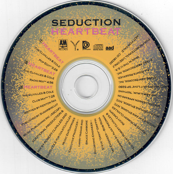 Seduction : Heartbeat (CD, Single, Promo)