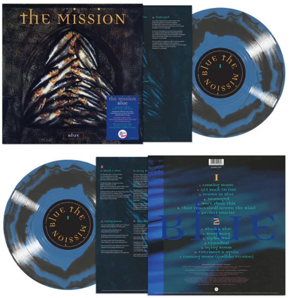 the album cover for Mission - Blue (Blue) [Colored Vinyl] (Ofgv) (Uk)