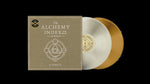 the album cover for Thrice - The Alchemy Index, Vols. III & IV [Milky Clear &amp; Translucent Tan]