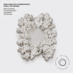 the album cover for Berliner Philharmoniker - Kirill Petrenko - Beethoven Tchaikovsky Schmidt &