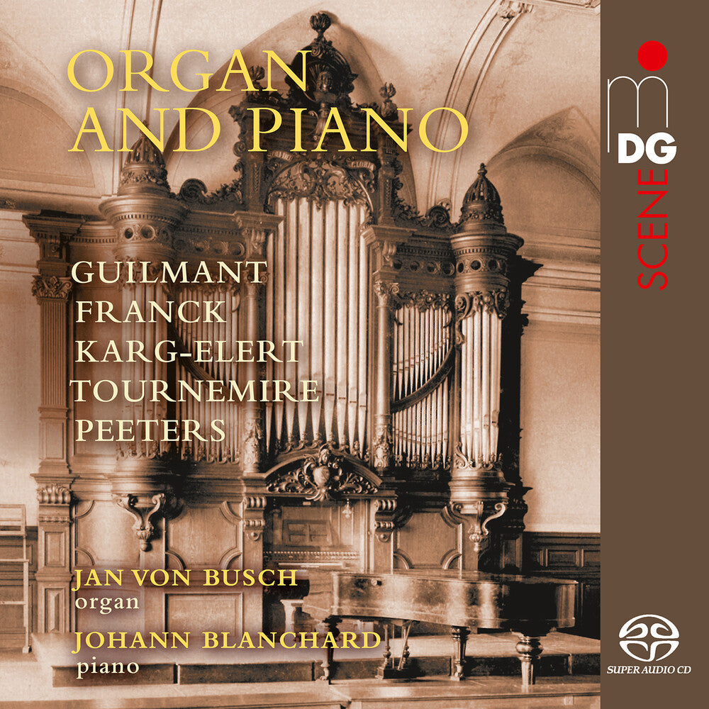 the album cover for Jan BuschVon - Organ & Pno