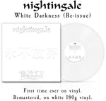 the album cover for Nightingale - White Darkness [Colored Vinyl] [180 Gram] (Wht) [Reissue]