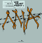 the album cover for M.I.A. - We Must Fight - Hand-Screened Cover Version [Colored Vinyl]