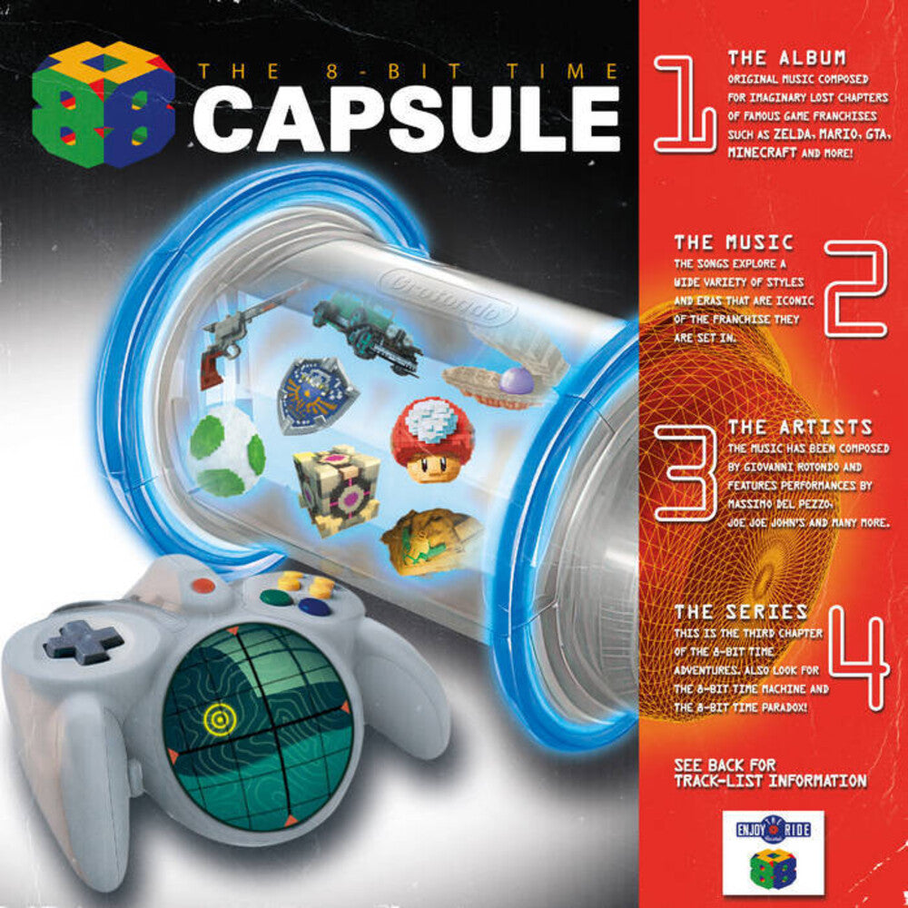 the album cover for Giovanni Rotondo(Colv) - 8-Bit Time Capsule - O.S.T. [Colored Vinyl]