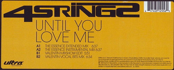 4 Strings : Until You Love Me (12")