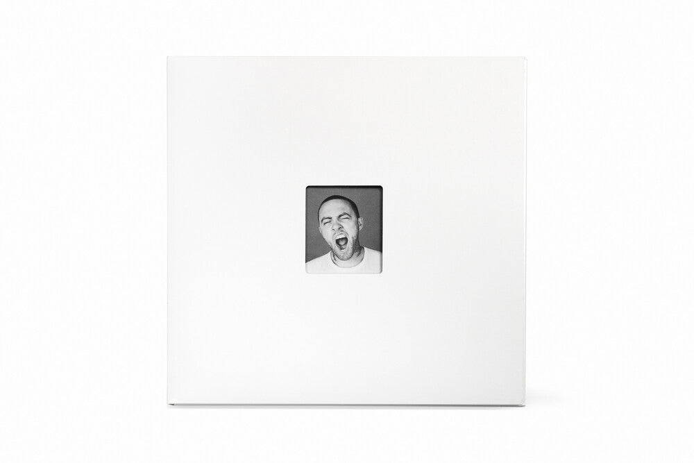 the album cover for Mac Miller - GO:OD AM (10th Anniversary) -[Indie Exclusive Milky Clear (Disc 1 & 2) and Yellow (Disc 3) LP]