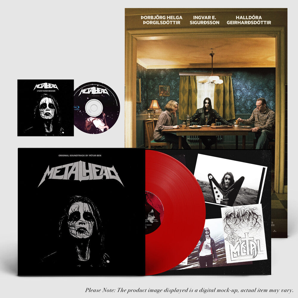 the album cover for Petur Ben(Colv) (Ltd) (Post) (Red) (Wb) (Wbr) - Metalhead - O.S.T. [Colored Vinyl] [Limited Edition] (Post) (Red) [With Booklet]