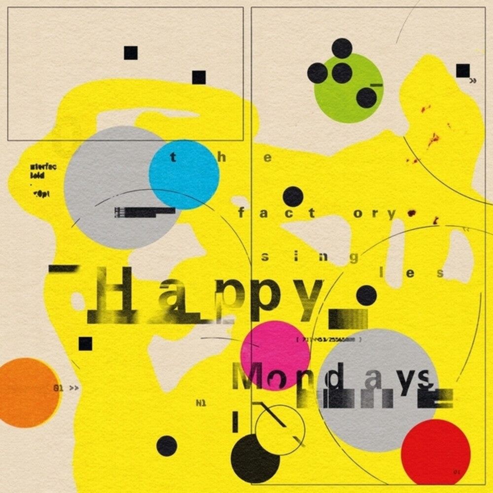 the album cover for Happy Mondays - Factory Singles (Best Of) [Colored Vinyl] (Mgta) (Ylw)