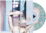 the album cover for Poppy - Empty Hands [Indie Exclusive Pink in Ice Blue w/ Pink + Blue Splatter Color Vinyl]