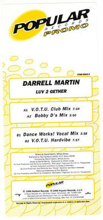 Darrell Martin : Luv 2 Gether (12", Promo)